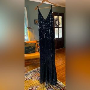 Sequined cocktail dress